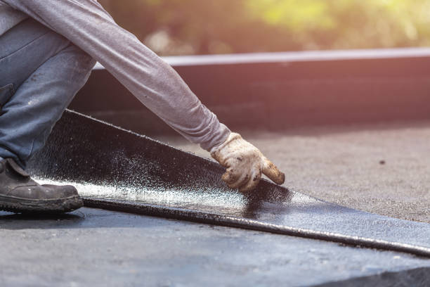 Professional Waterproofing technician working in Stevensville, MI